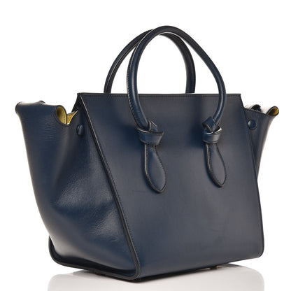Celine Palmelato Calfskin Mini Tie Knot Tote Navy Blue 3 of 16