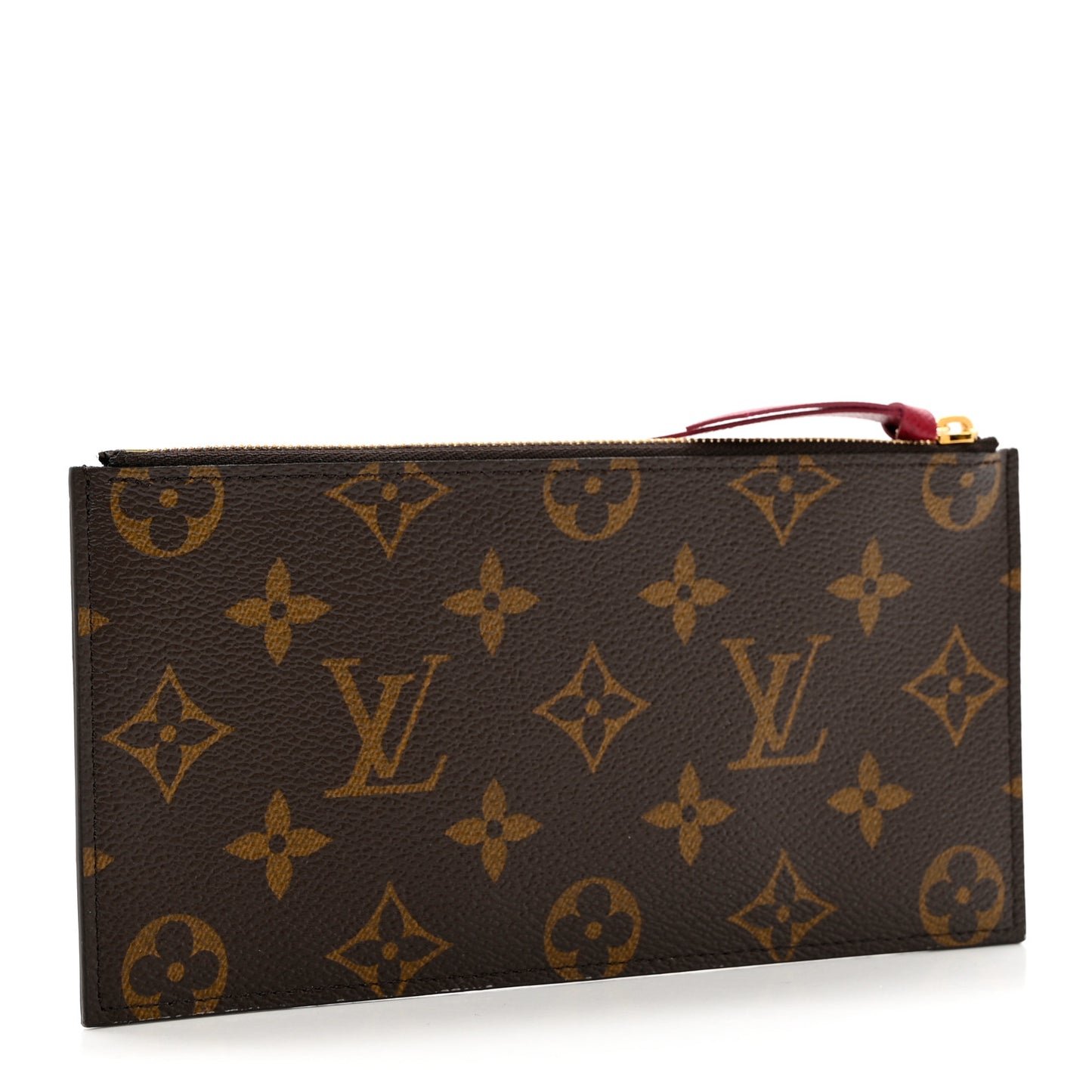 Monogram Felicie Chain Wallet Zippered Insert Fuchsia