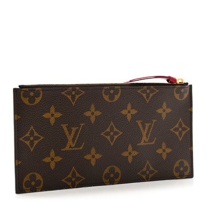Louis Vuitton Monogram Felicie Chain Wallet Zippered Insert Fuchsia 3 of 6