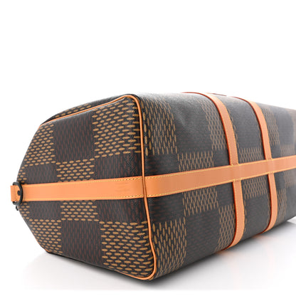 Louis Vuitton x Nigo Giant Damier Ebene Monogram Keepall Bandouliere 50 7 of 11