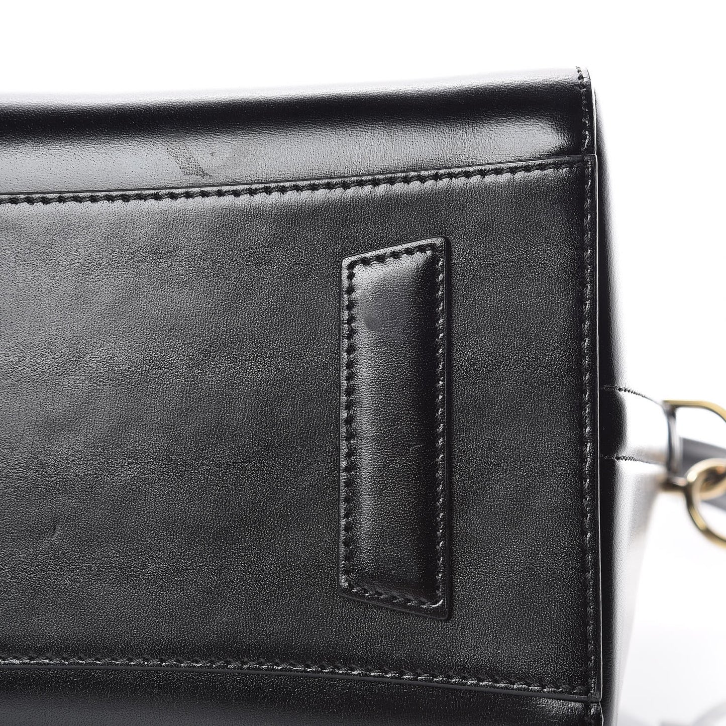 Shiny Lord Calfskin Small Antigona Black