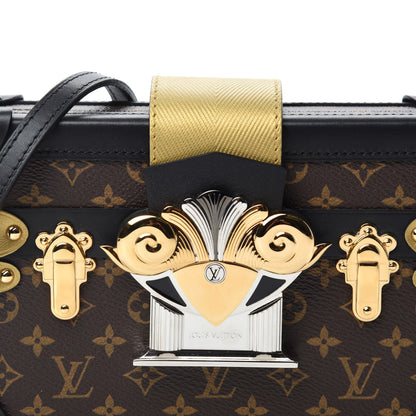 Louis Vuitton Monogram Column Petite Malle Black 10 of 11