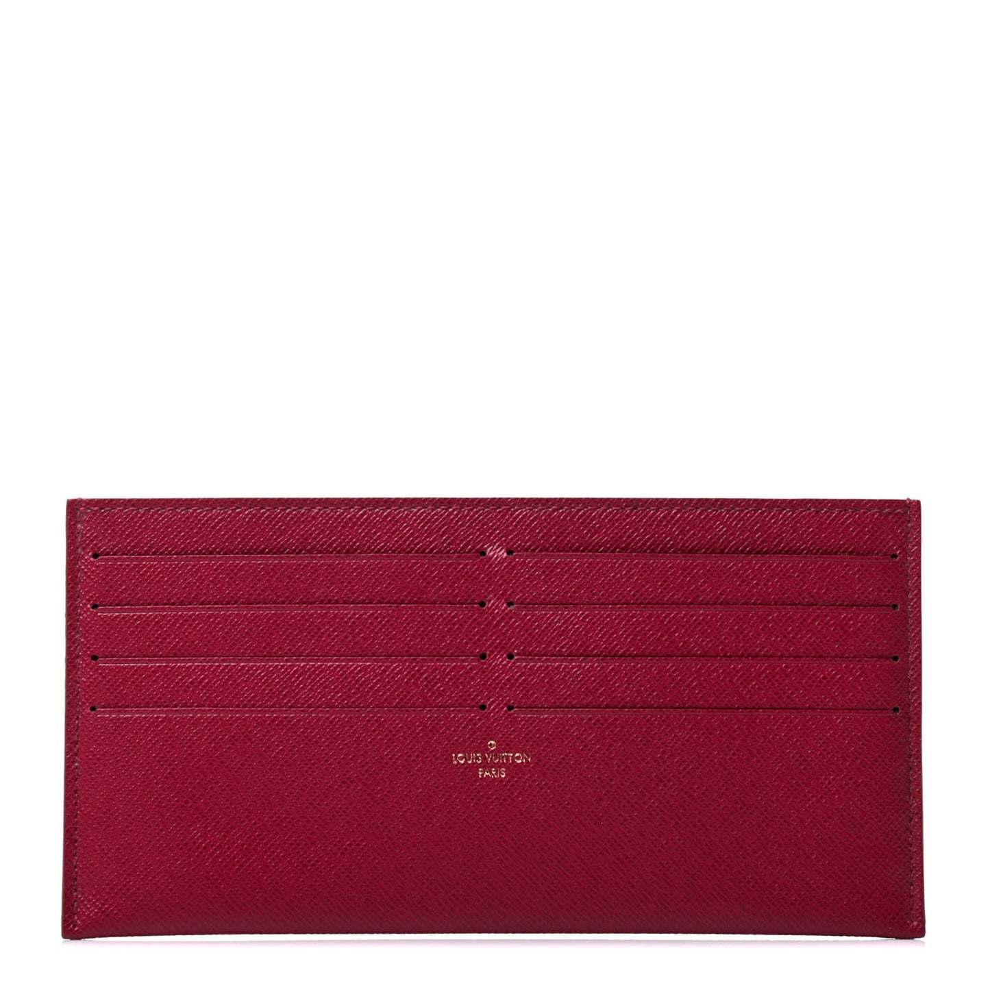 Calfskin Felicie Card Holder Insert Fuchsia
