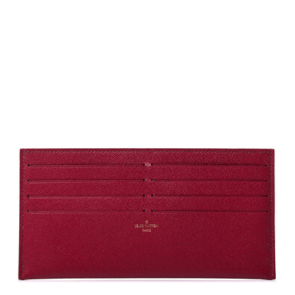 Louis Vuitton Calfskin Felicie Card Holder Insert Fuchsia 1 of 4