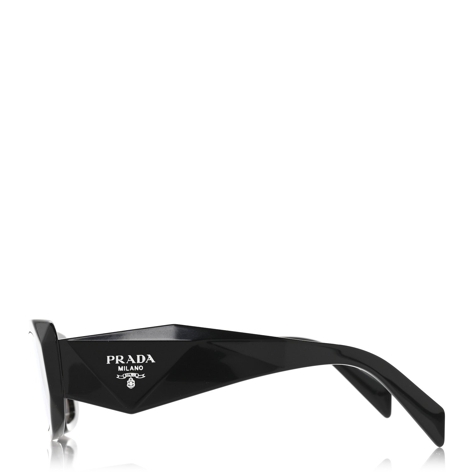 Prada Acetate Symbole Sunglasses SPR 17W Black 3 of 8