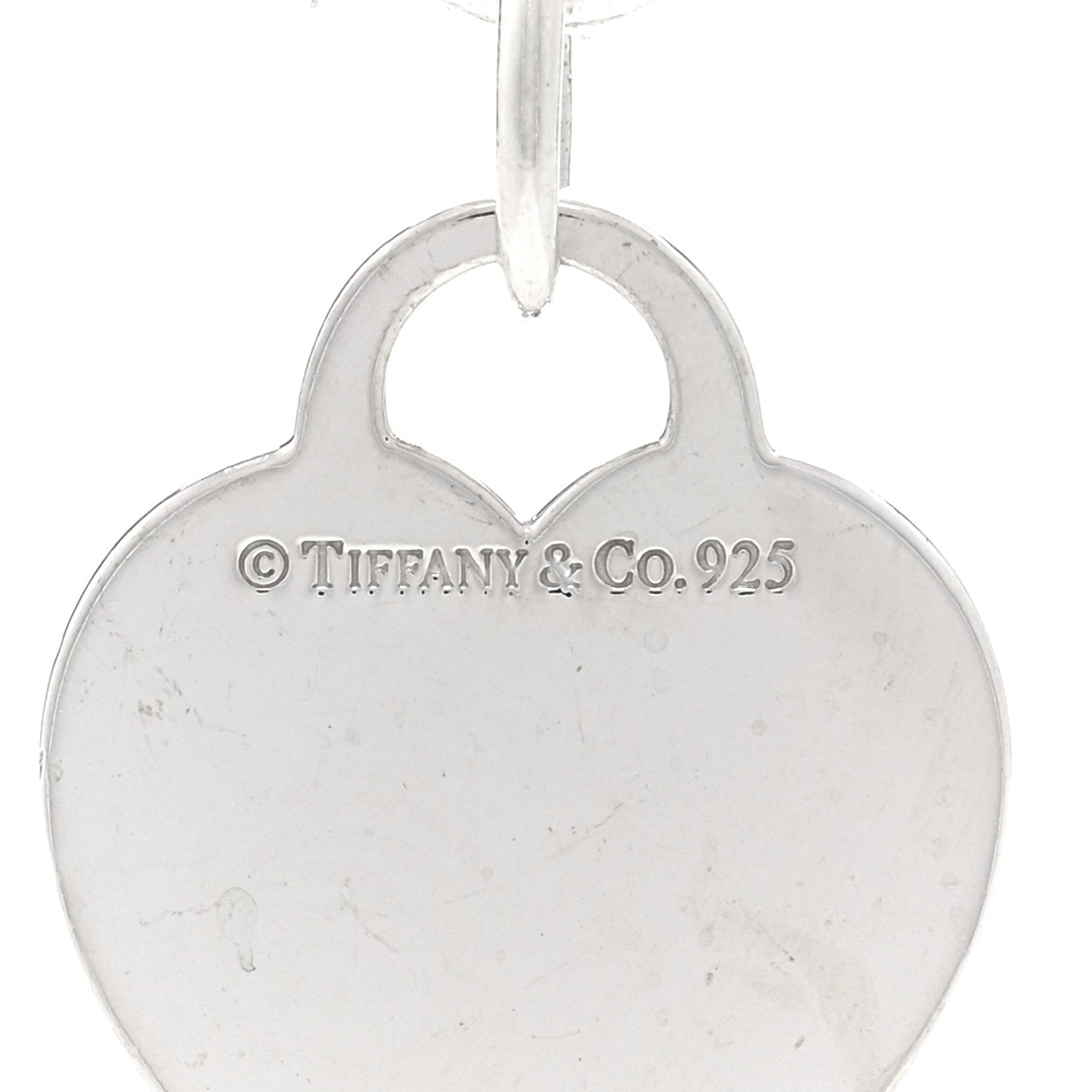 Tiffany Sterling Silver Heart Tag Toggle Necklace 4 of 4