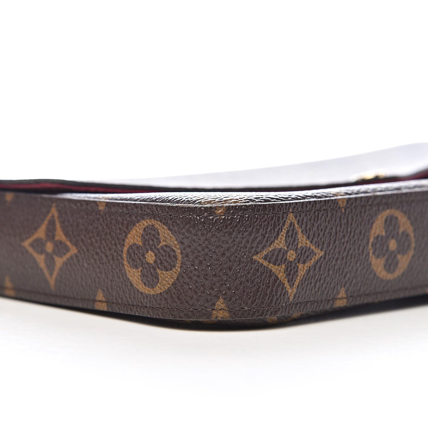 Louis Vuitton Monogram Pochette Felicie Chain Wallet Fuchsia 9 of 14