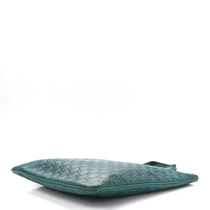 Gucci Guccissima Flat Vertical Tote Green 10 of 12