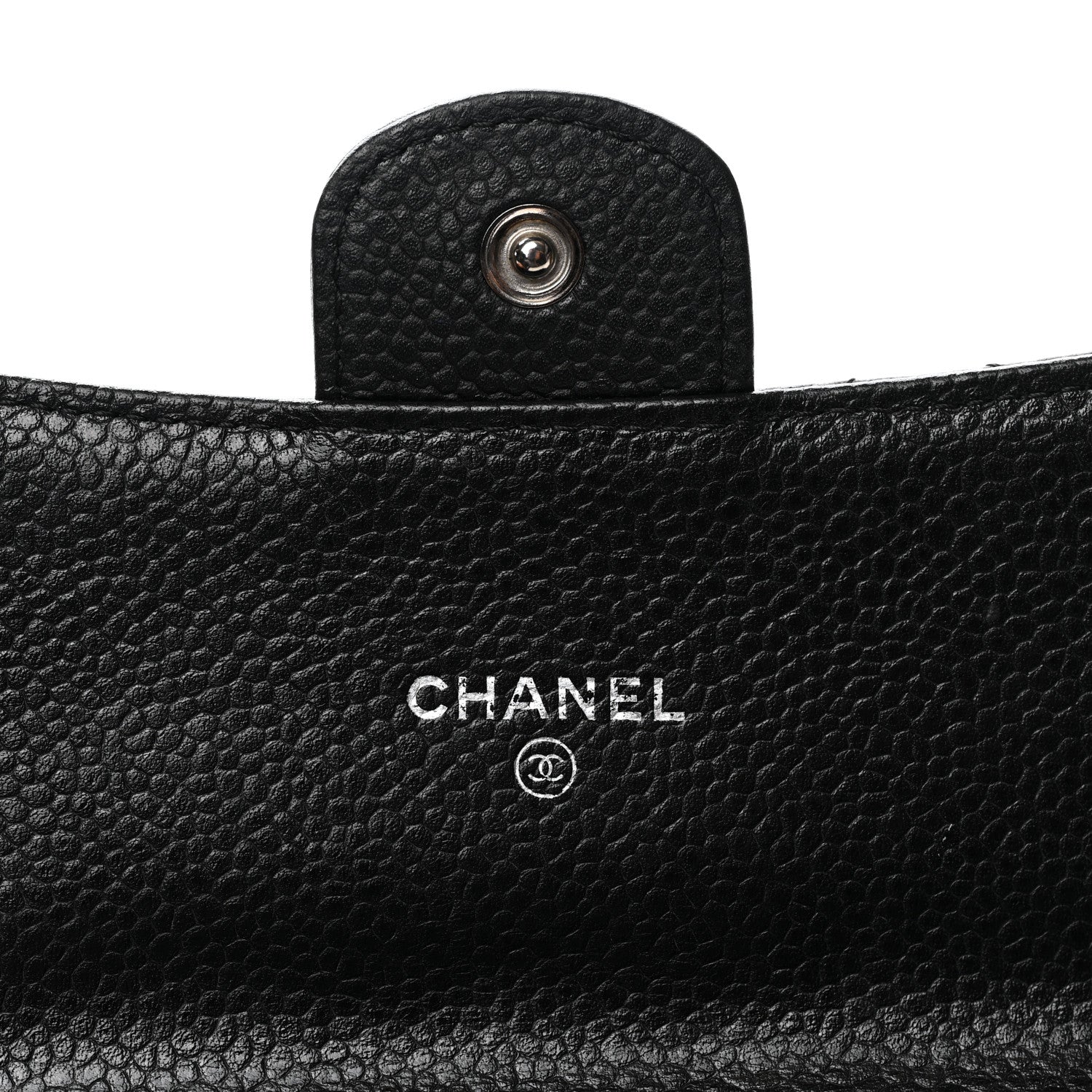 Chanel Caviar Quilted Small Flap Wallet Black 6 of 8