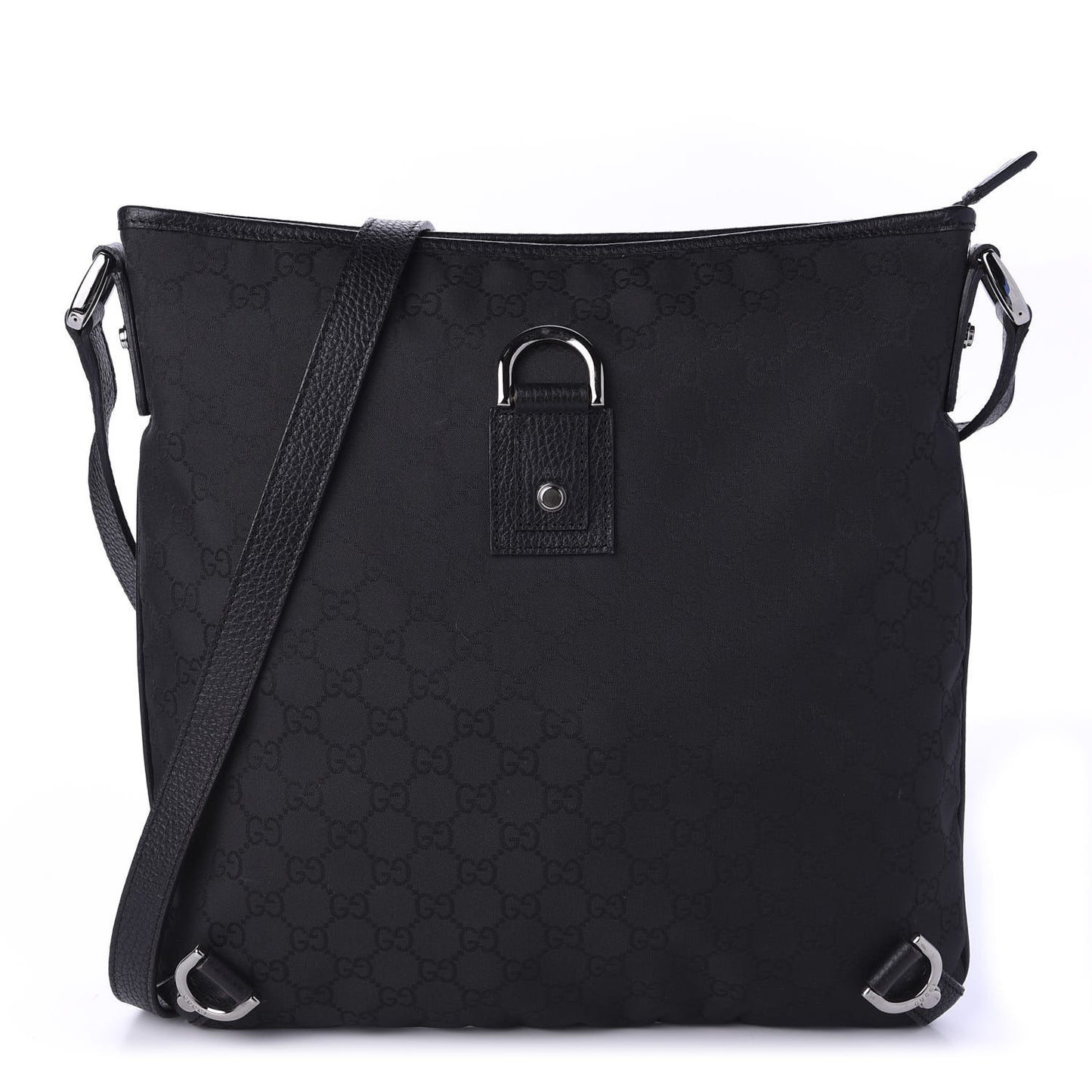 Monogram Abbey Messenger Bag Black