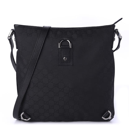 Gucci Monogram Abbey Messenger Bag Black 1 of 10