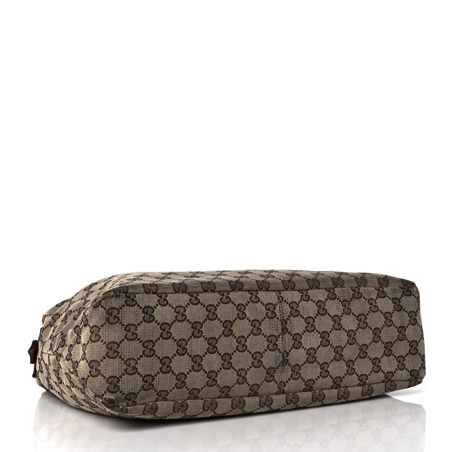 Monogram Medium Horsebit Chain Hobo Light Brown