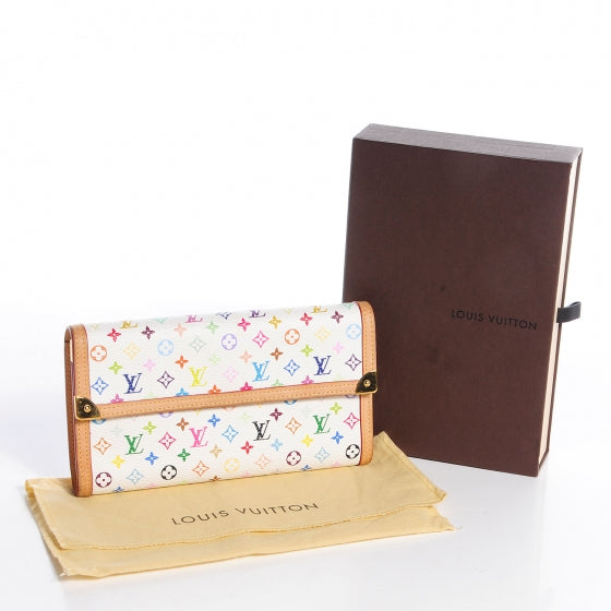 Monogram Multicolor Porte Tresor International Wallet White