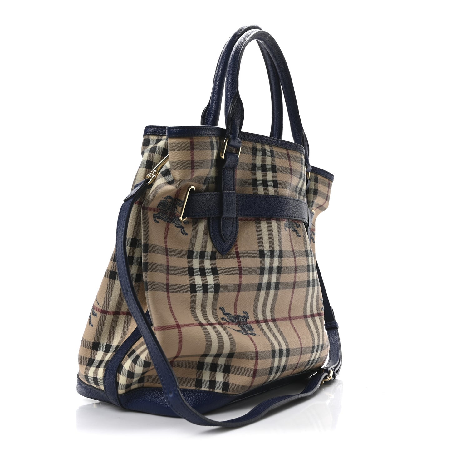Haymarket Check Medium Golderton Tote Blue