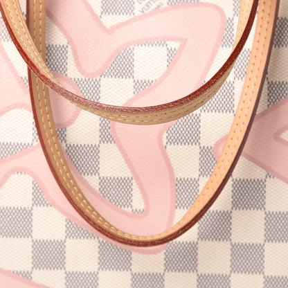 Louis Vuitton Damier Azur Tahitienne Neverfull MM 8 of 9