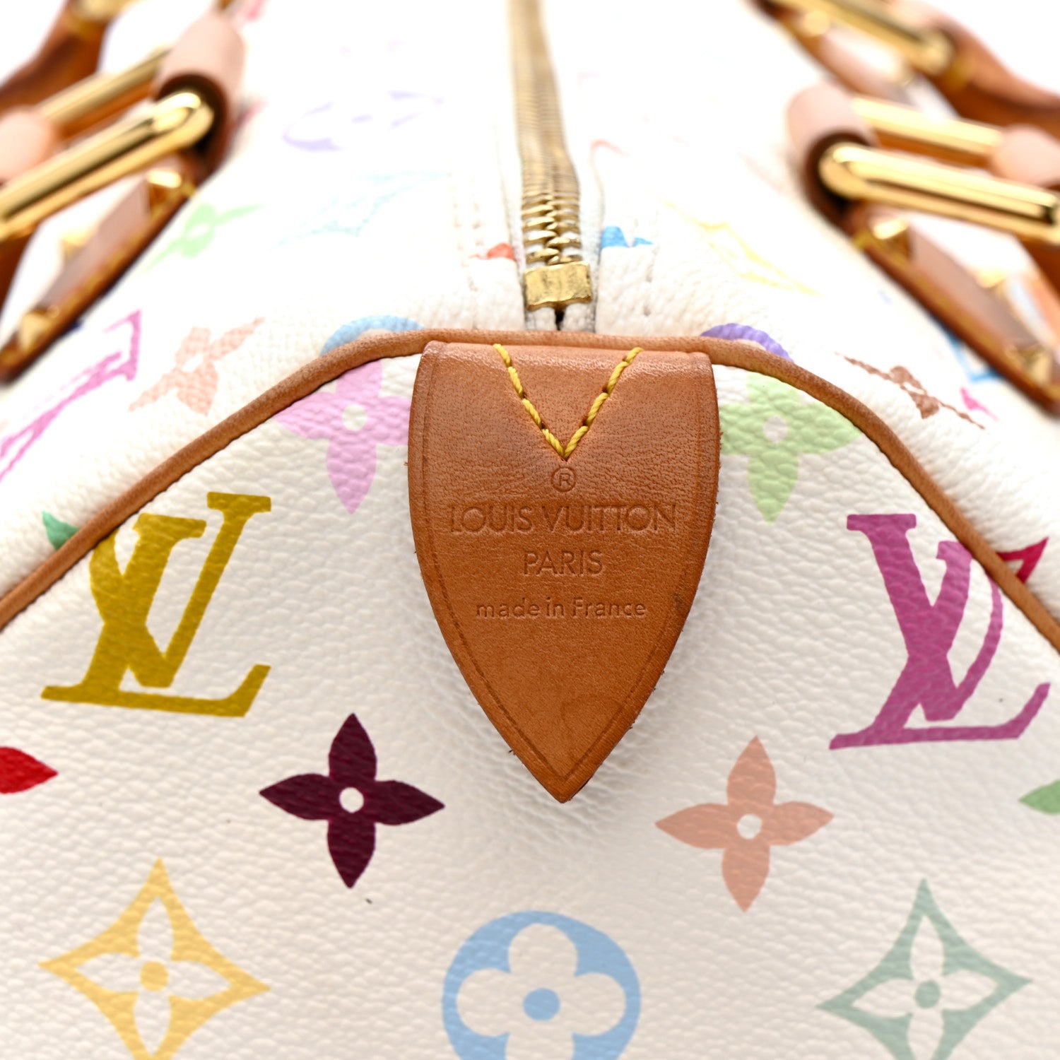 Louis Vuitton Monogram Multicolor Speedy 30 White 6 of 15