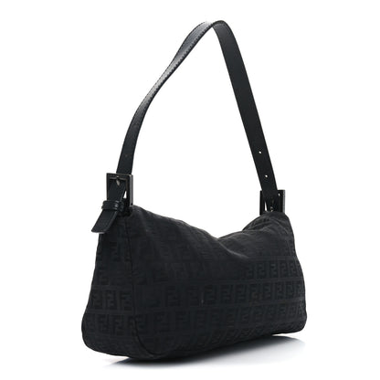 Fendi Zucchino Baguette Black 3 of 11