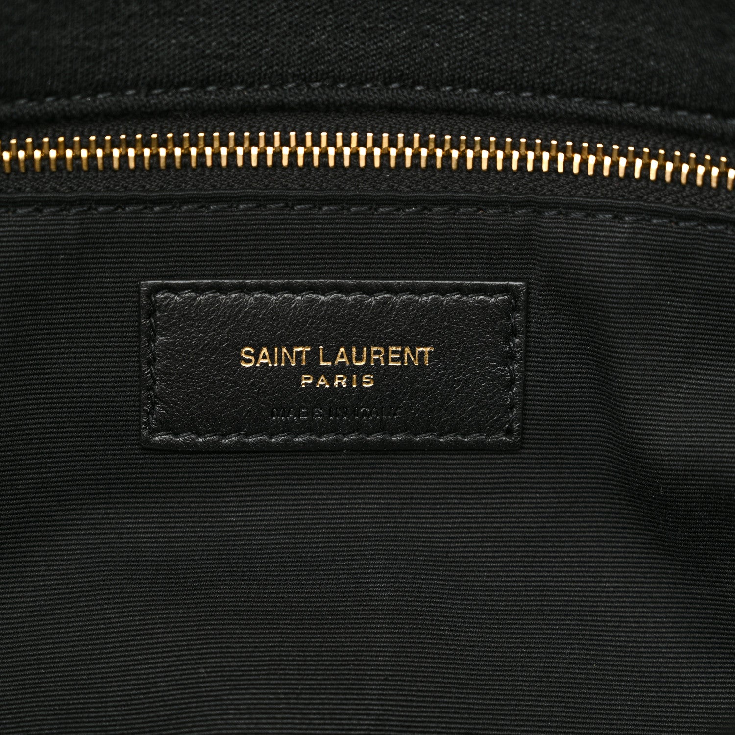 Saint Laurent Wool Jersey Quilted Medium Loulou Puffer Monogram Chain Black 7 of 10