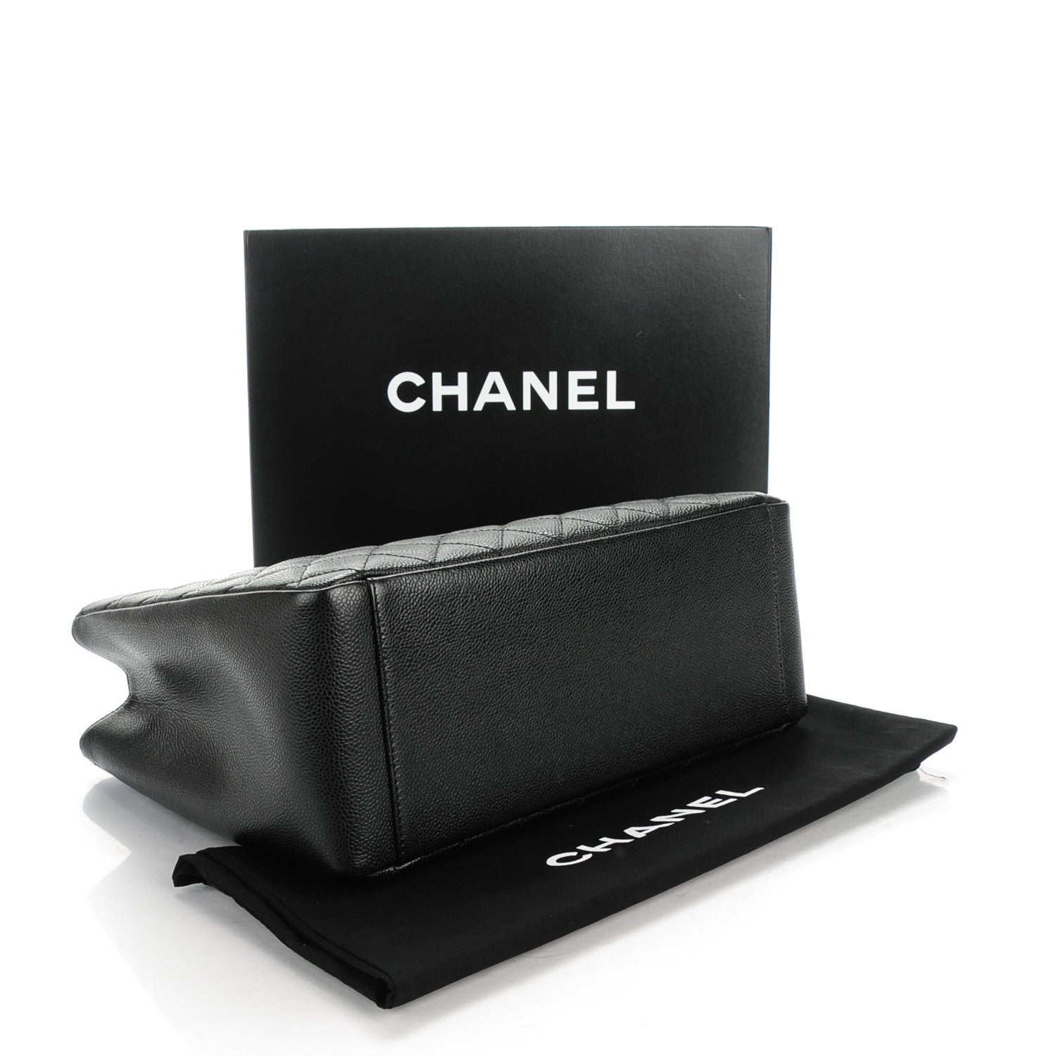 Chanel Caviar Quilted Grand Shopping Tote GST Black 4 of 7