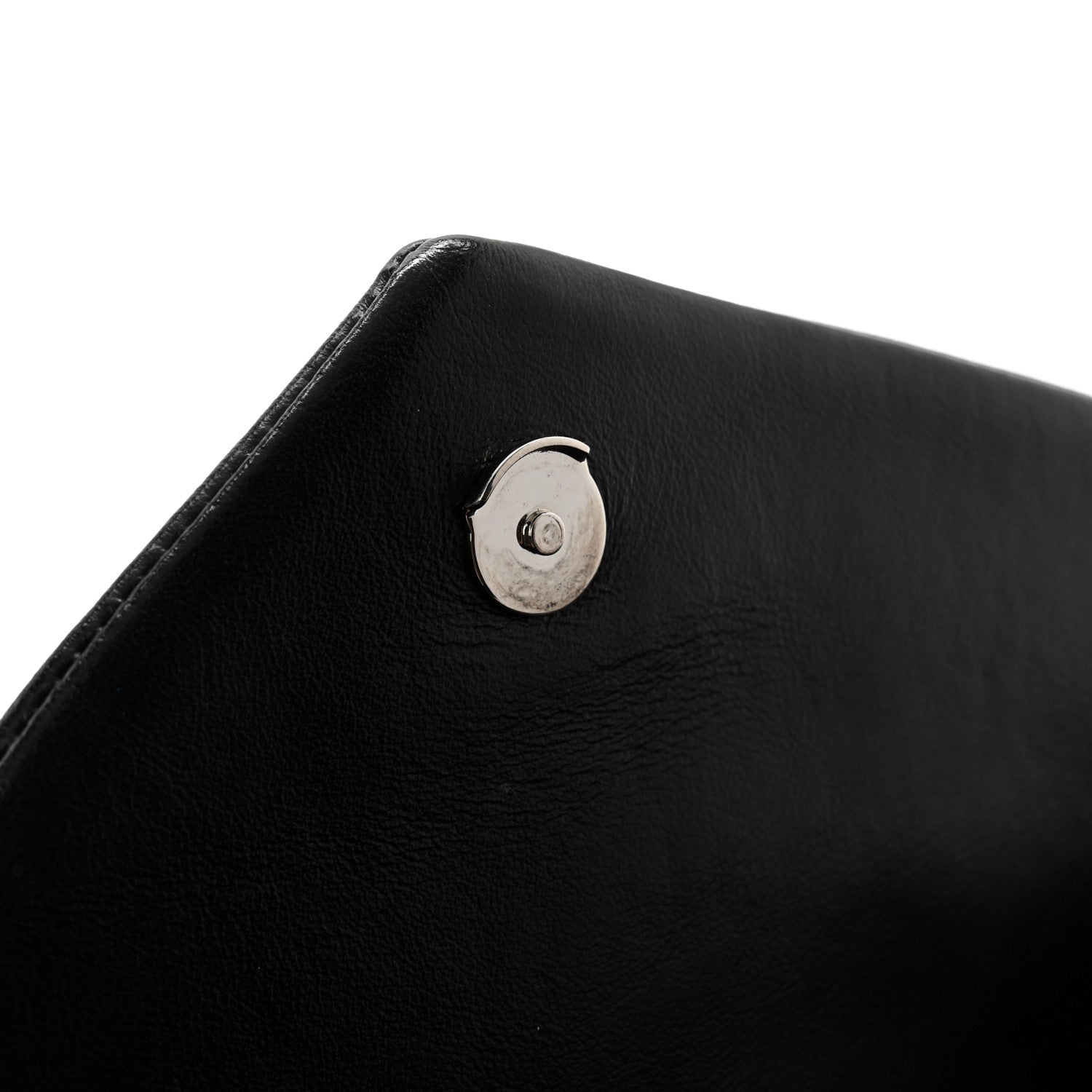 Saint Laurent Calfskin Y Quilted Monogram Loulou Document Holder Black 17 of 25