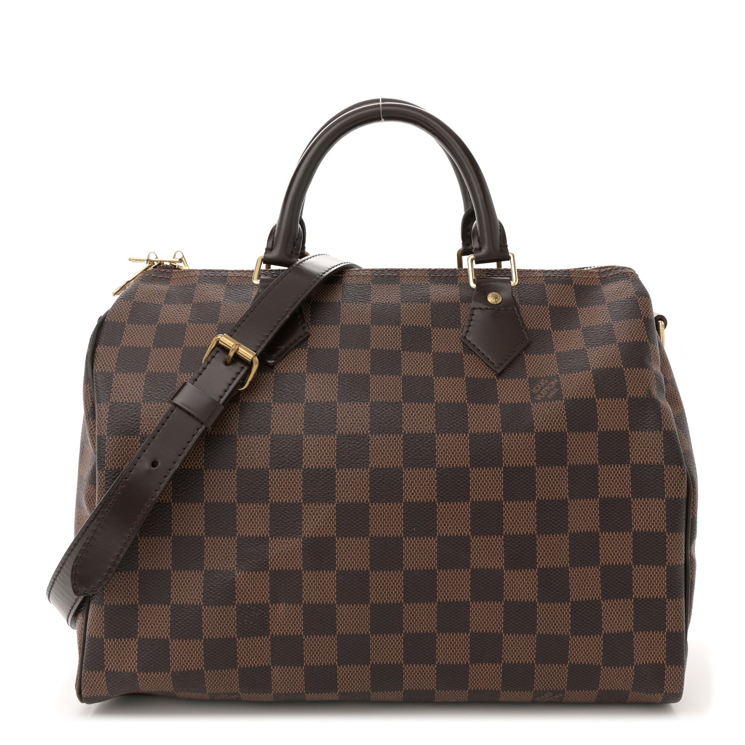 Louis Vuitton Damier Ebene Speedy Bandouliere 30 1 of 10