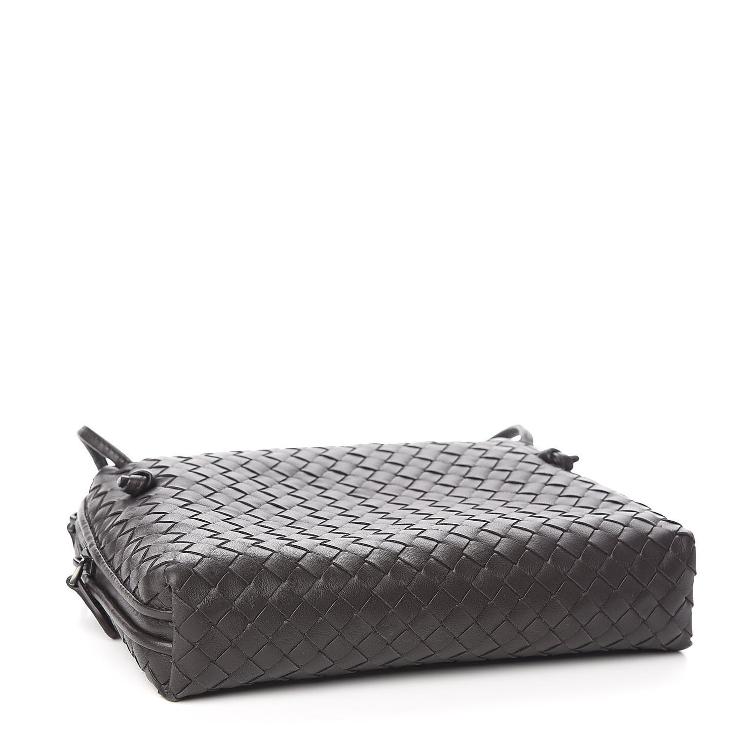 Nappa Intrecciato Nodini Bag Ebano