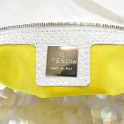 Fendi Sequin Paillettes Snakeskin Baguette 9 of 10