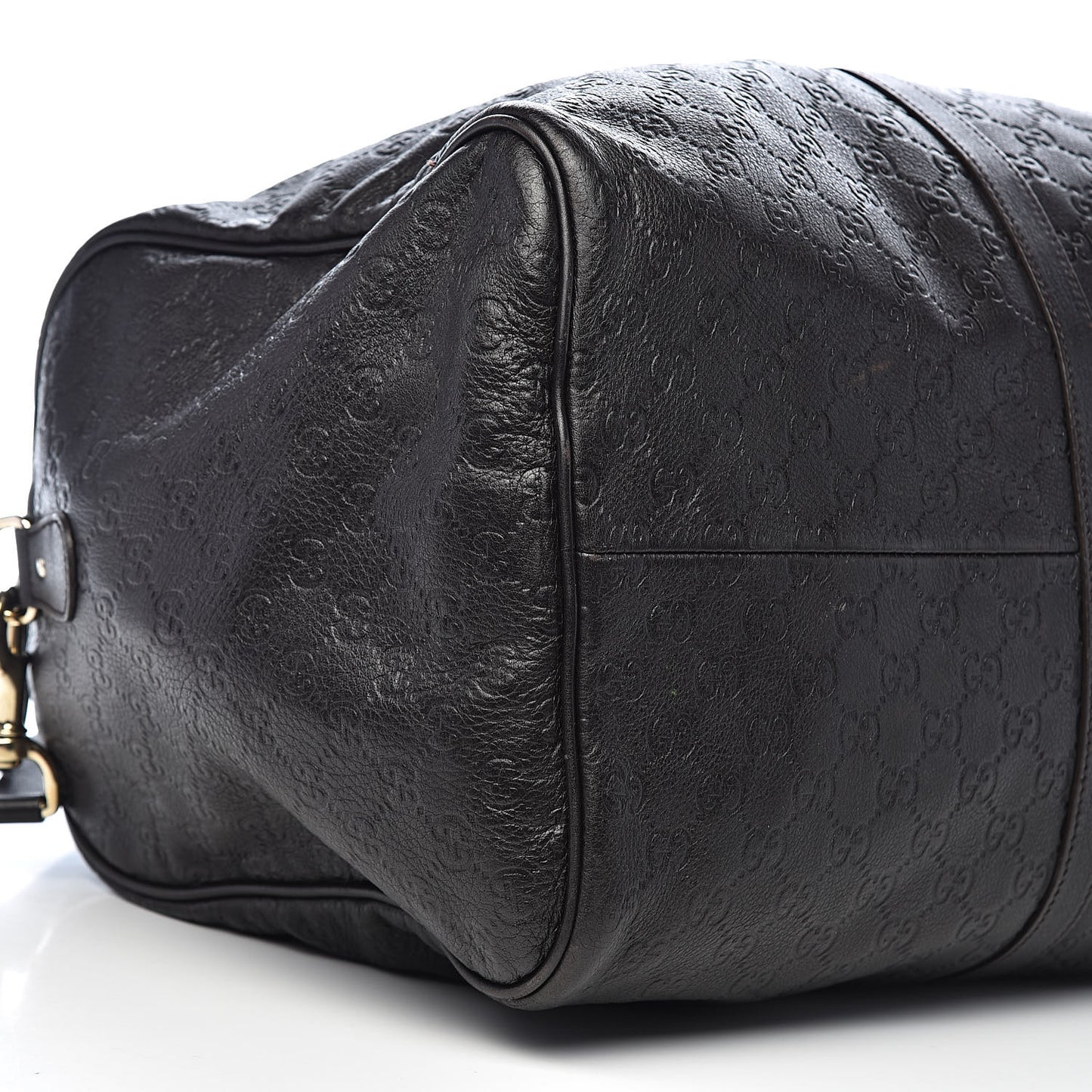 Guccissima Large Carry On Duffle Chocolate