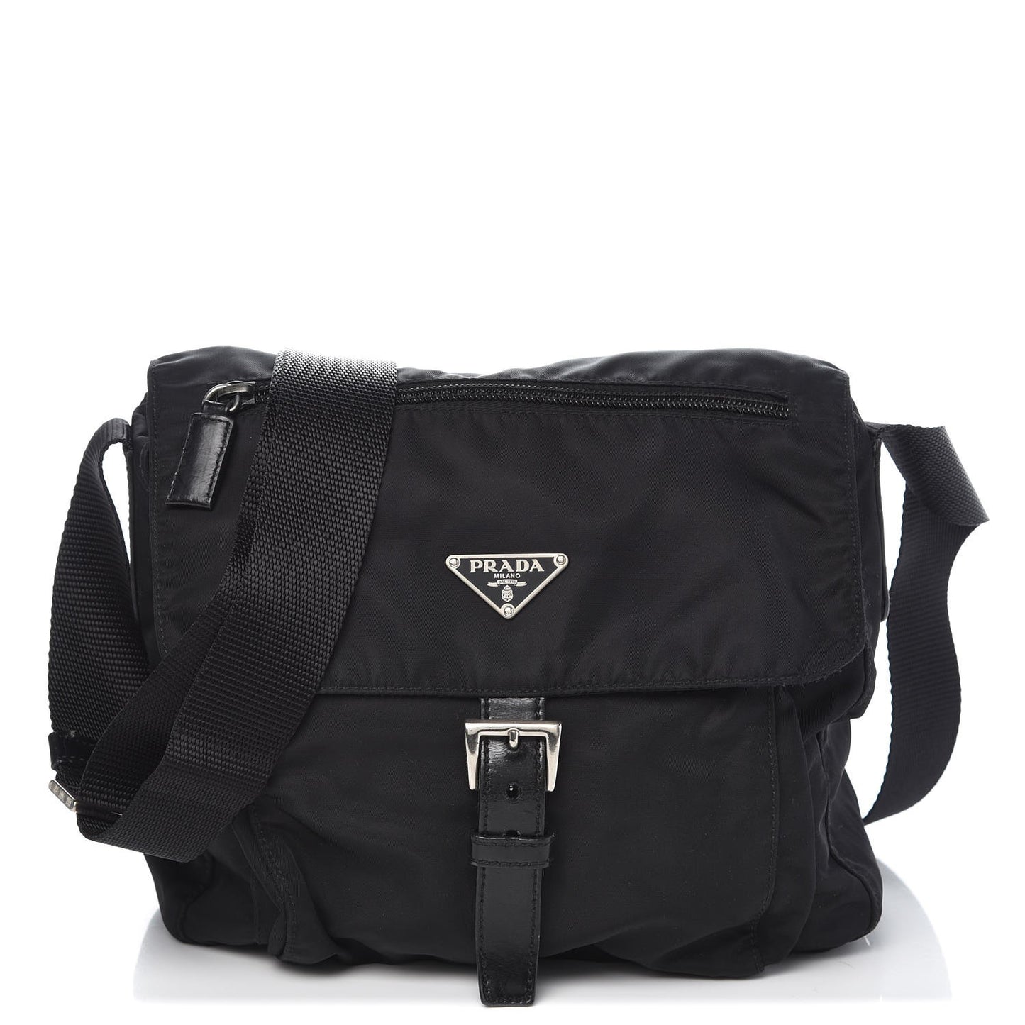 Nylon Vela Messenger Black