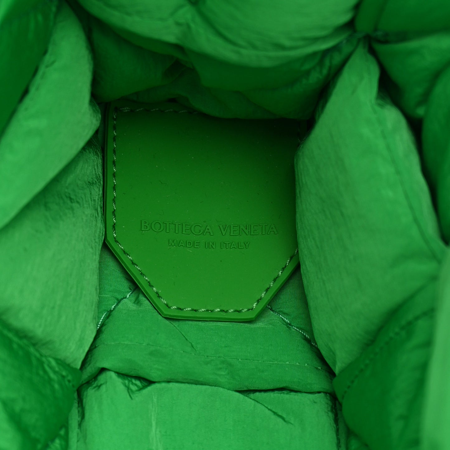 Nylon Intrecciato Padded Tech Cassette Bag Parakeet