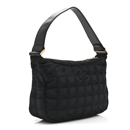 Chanel Nylon Travel Hobo Black 3 of 10