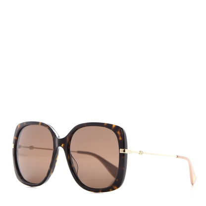 Gucci Square Frame GG0511S Sunglasses Havana Brown Gold 1 of 8