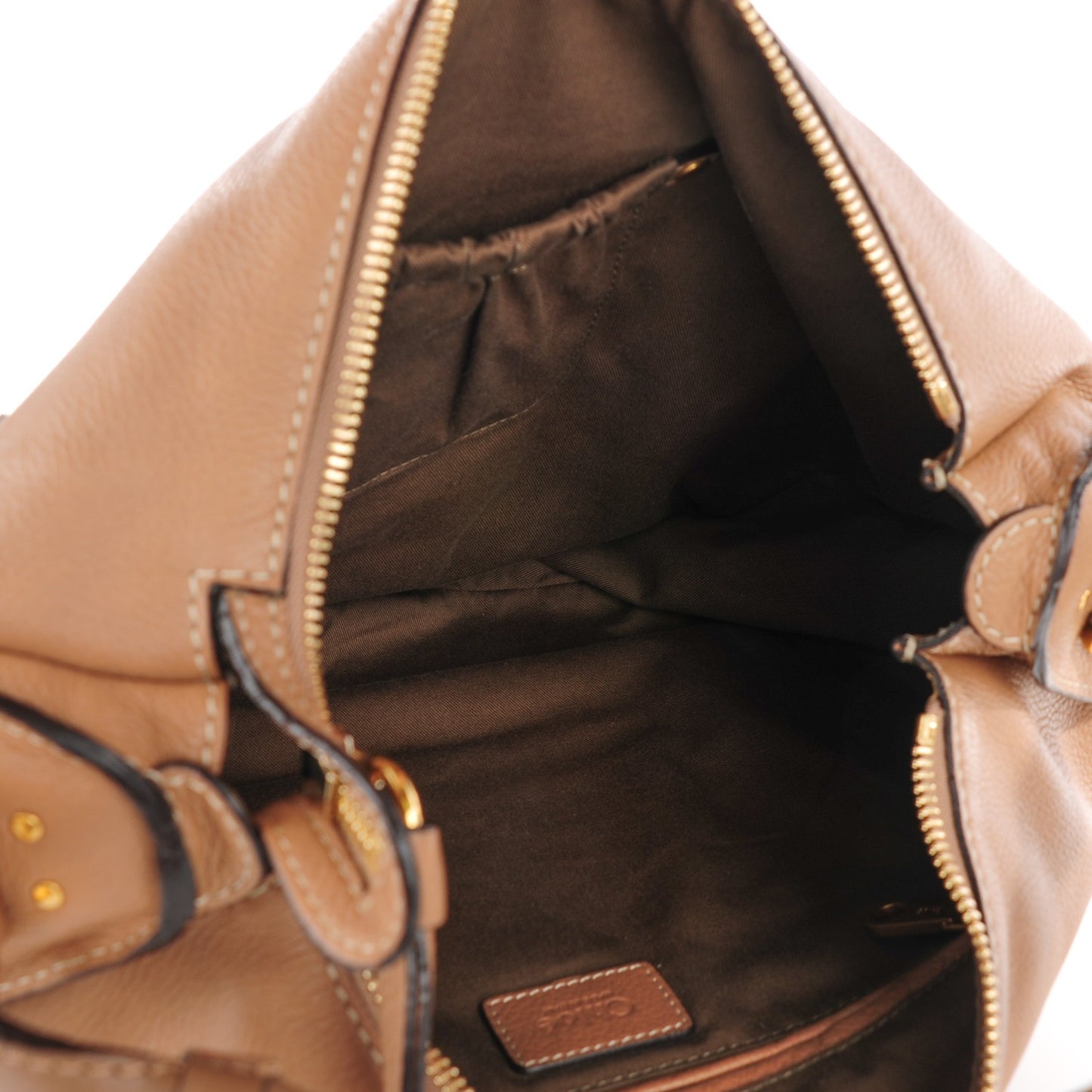 Calfskin Large Marcie Hobo Nut