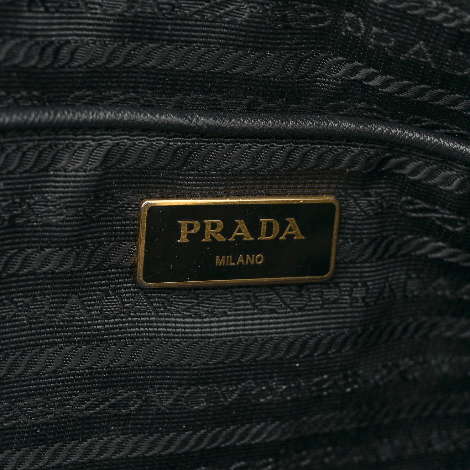 Prada Tessuto Nylon Saffiano Tote Black 7 of 17