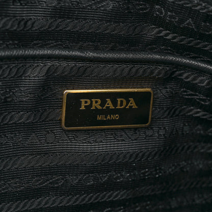 Prada Tessuto Nylon Saffiano Tote Black 7 of 17