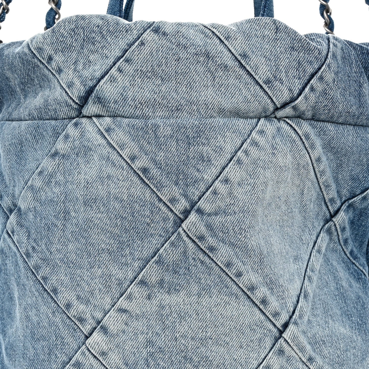Chanel Denim Quilted Chanel 22 Backpack Blue 8 of 10