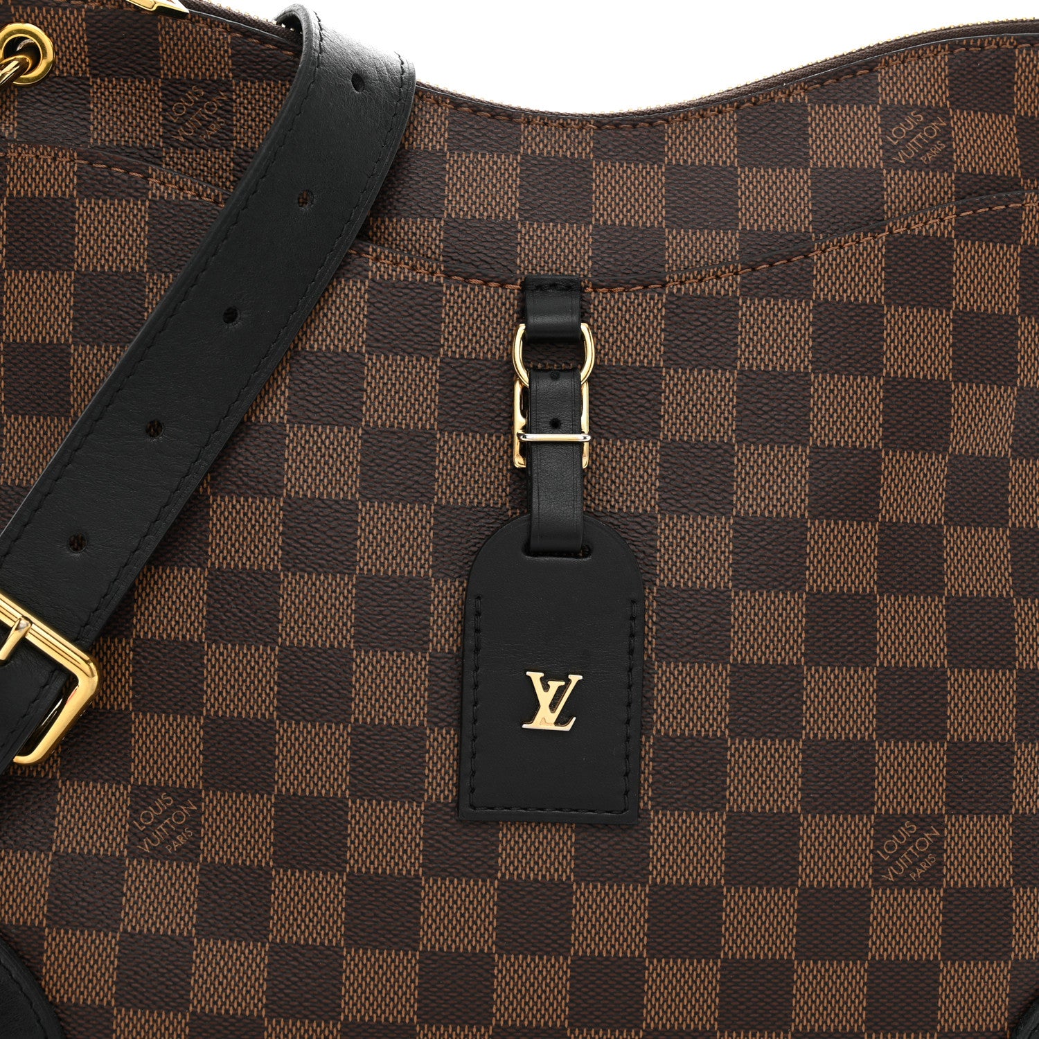 Louis Vuitton Damier Ebene Odeon MM Black 7 of 9
