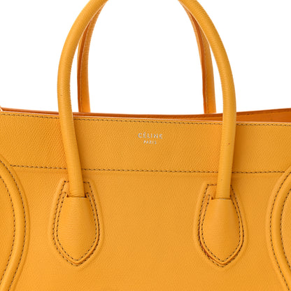 Celine Supple Calfskin Medium Phantom Luggage Yellow 9 of 14