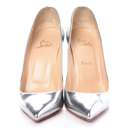 Christian Louboutin Metallic Calfskin So Kate 120 Pumps 42 Silver 2 of 11