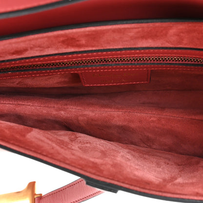 Christian Dior Calfskin Saddle Bag Pink 5 of 10