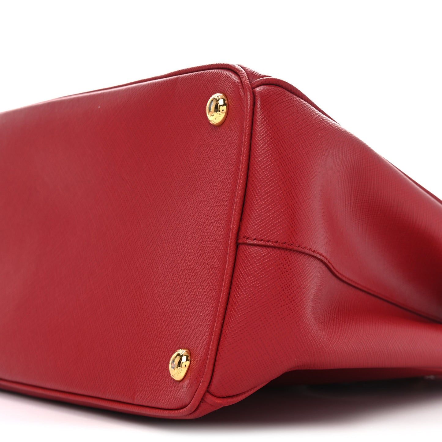 Saffiano Medium Galleria Double Zip Tote Fuoco