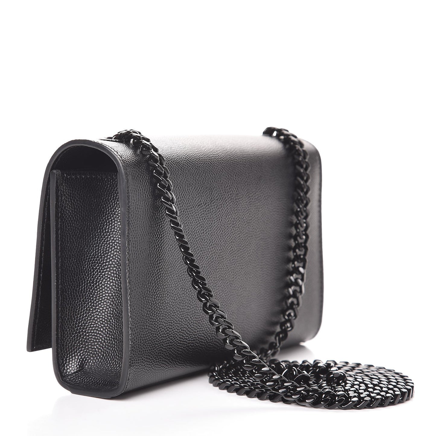 Grain De Poudre Small Monogram Kate Satchel Black