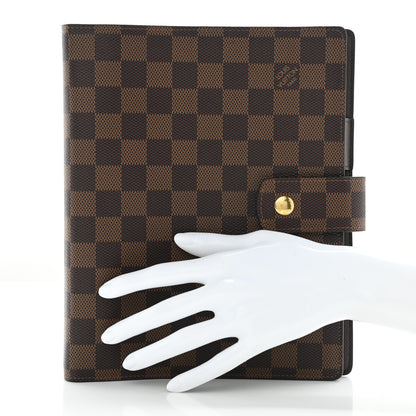Louis Vuitton Damier Ebene Large Ring Agenda Cover 2 of 7