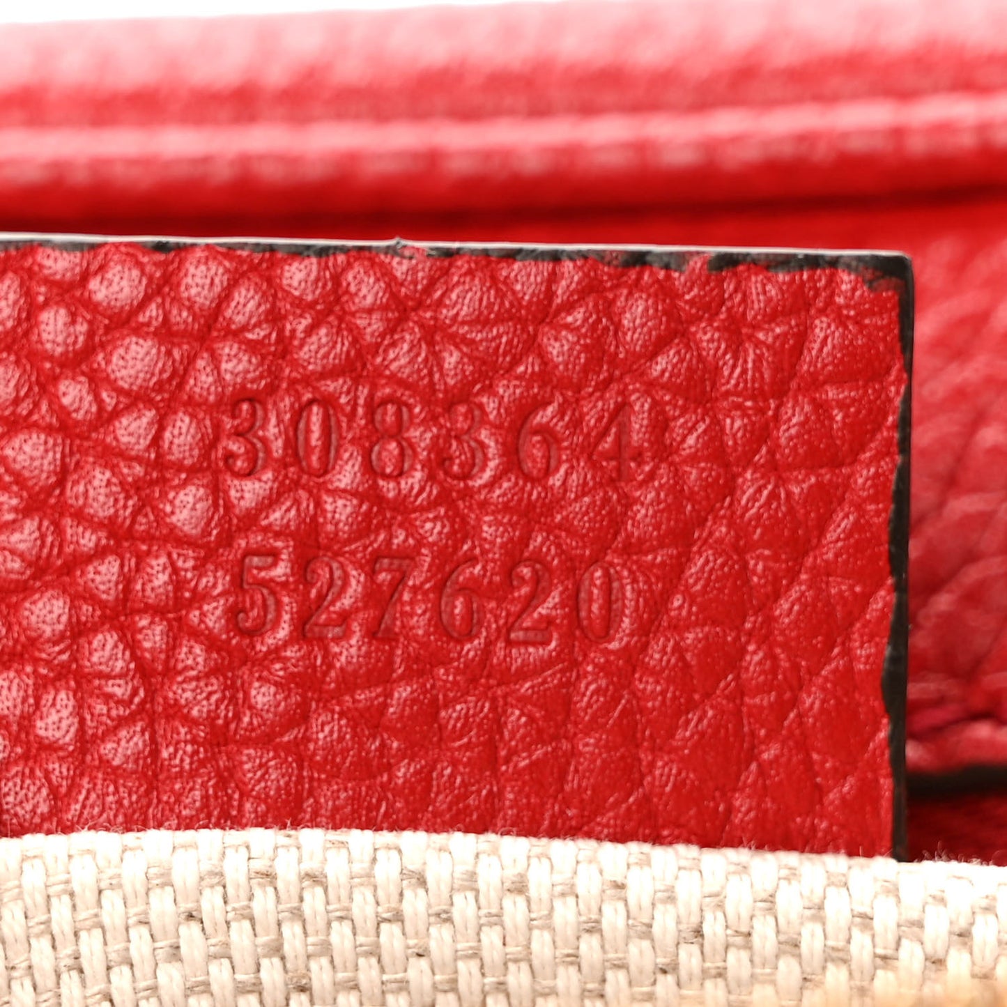 Pebbled Calfskin Small Soho Disco Bag Tabasco Red
