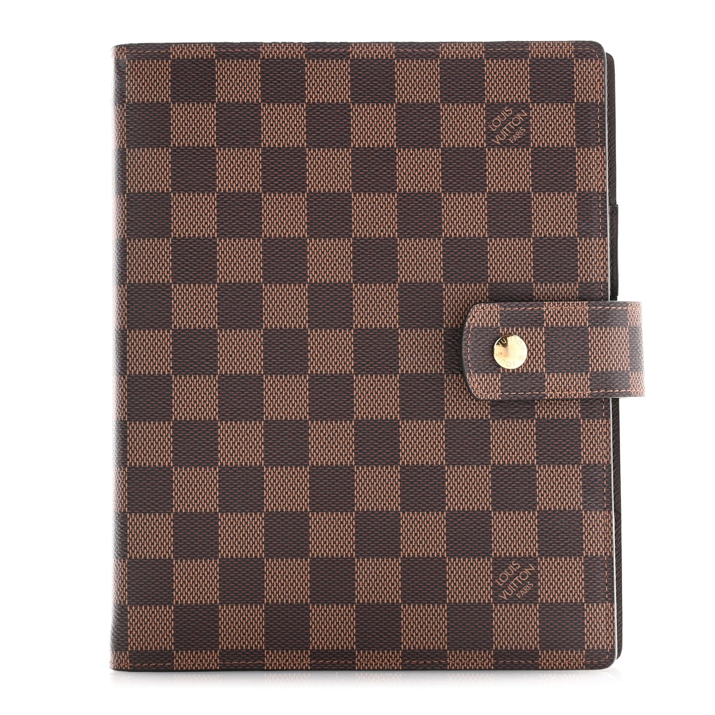 Damier Ebene Large Ring Agenda Cover