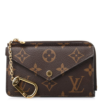 Louis Vuitton Monogram Recto Verso Card Holder Black 1 of 8