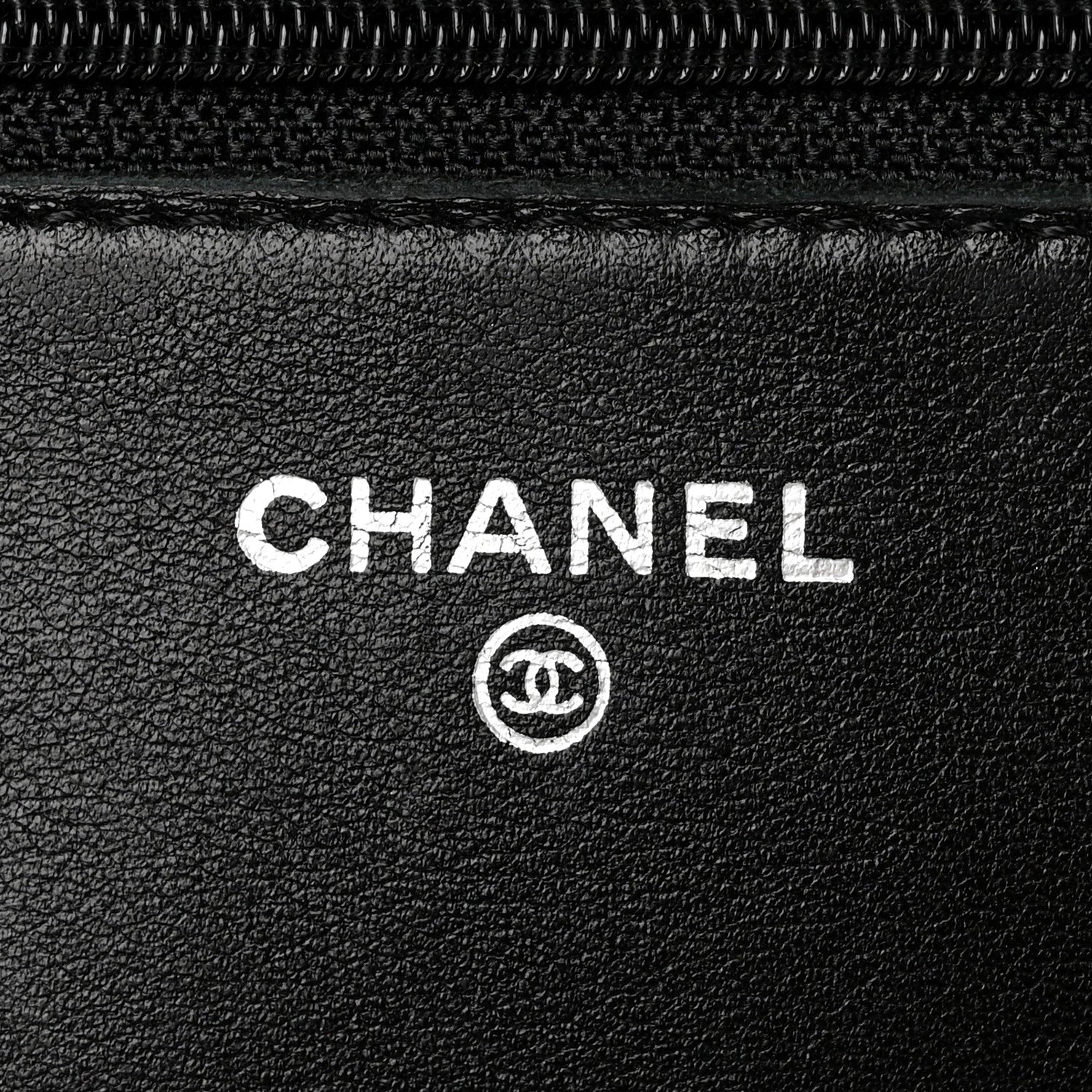 Chanel Patent Quilted Wallet On Chain WOC Black 5 of 10