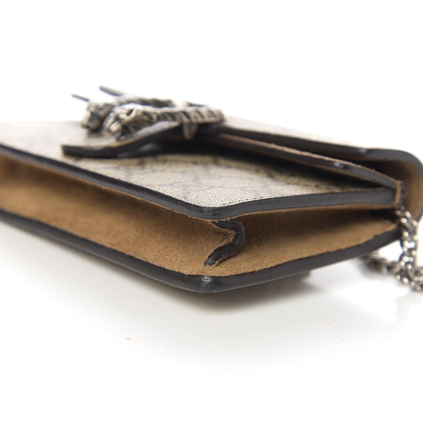 GG Supreme Monogram Super Mini Dionysus Shoulder Bag Taupe