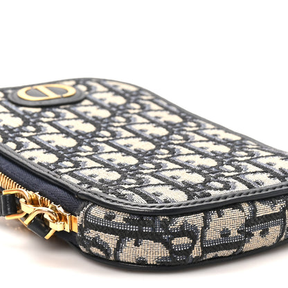 Christian Dior Oblique 30 Montaigne Phone Holder Blue 8 of 10