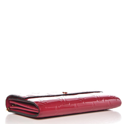 Louis Vuitton Vernis Sarah Wallet Rose Indien 4 of 11